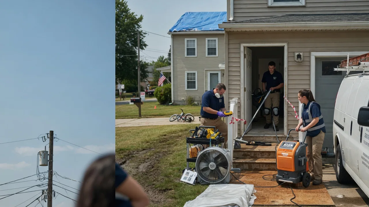 Water Damage Repair in Amesville, OH near me